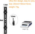 Dual Flash Bracket 8in/20.3cm Camera Mount Tripod Bracket with 1/4 Screw Hot Shoe Flash Light Bracket for LED Light Microphone 3D Stereo Stereosco...