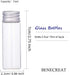 BENECREAT 20 Pack 15ml/0.5oz Glass Bottles Sample Vials with Screwed Aluminum Caps for Wishing Message Bottle, Sample Liquid, Arts & Crafts, Weddi...
