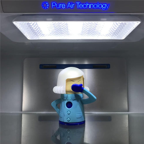Chilly Mama Fridge Deodoriser, Angry Mama Fridge Cleaner, Freezer Odor Freshener Remover, Add Baking Soda Reusable Cute Kitchen Gadgets......