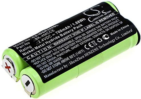2.4V BK-4MCCE Battery Replacement for Sensonic Plus SR-3000 900 Sonic Toothbrush Sensonic Plus SR-3000E...