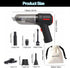 3-in-1 Portable Small Cordless handheld Vacuum Cleaner Rechargeable with 9000PA Powerful Suction for Car/Office/Home...