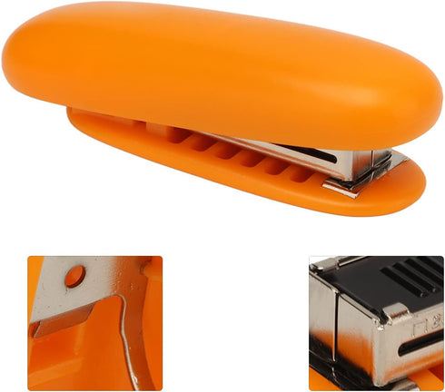 Mini Stapler, Small Stapler Compact Office Miniature Portable Leverage Structure Foldable Reliable Performance Gift for Home School Students Teach...