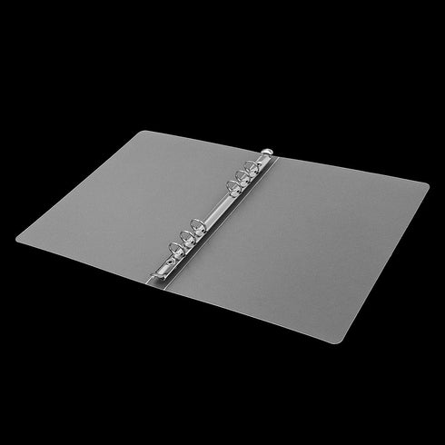 A5 6 Ring Binder Cover Waterproof Loose Leaf Notebook Folder Transparent Notebook Cover Case Refillable for Diary Office Home School...