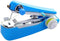 Blue Handheld Sewing Machine, Portable Mini Manual Sewing Machine Handy Needlework Tool Mini Sewer Machine Hand Stitcher Sewing Machine, Arts, Cra...