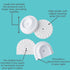 Toddleroo by North States - Safety Gate Wall Guards: Pressure Mounted Baby Gate Wall Protector - Pack of 4 - White...