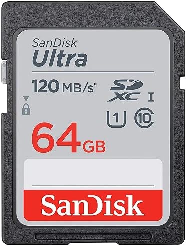 SanDisk 64GB SDXC SD Ultra Memory Card Class 10 Works with Canon EOS Rebel SL3, SL2, SL1 Digital Camera (SDSDUN4-064G-GN6IN) Bundle with 1 Everyth...