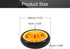 MroMax 4Pcs 4.72 Inch Stroller Wheel, 120mm x 25mm Single Wheel, for 19mm Circular Pipes, Plastic Wheel Replacement for Stroller and Pet Stroller ...