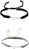 Pingyongchang 2Pcs Handmade Cross Lucky Knot Adjustable Red Black String Protection Christian Bracelet Boho Amulet Rope Bracelet for Women Men Cou...