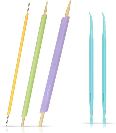 3pcs Quick Turn Fabric Set, 3 Sizes Quick Turn Fabric Tube Turners with 2 Needle Threaders, Tube Turner Sewing Tool for Crafts DIY Handmade Knitti...