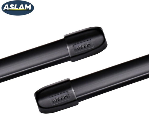 Windshield Wipers, ASLAM Type-G 18"+18" Wiper Blades: All-Season Blade for Original Equipment Replacement and Refills Replaceable, Double Service ...