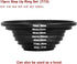 13 Pieces Filter Ring Adapter Set, Camera Lens Filter Metal Stepping Rings Kit (Includes 7+6 pcs Step Up Ring Se) Black......