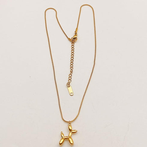 Jude Jewelers Stainless Steel Cute Dog Pet Style School Class Party Holiday Pendant Necklace...