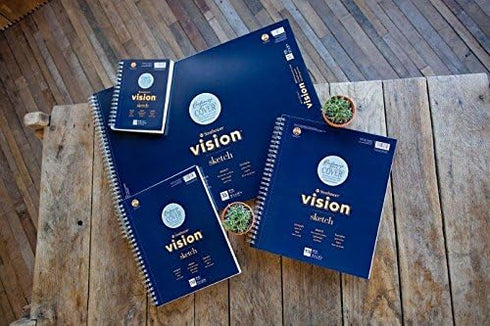 Strathmore Vision Series Sketch Pad, 5.5x8.5 inch, 110 Sheets - Artist Sketchbook for Drawing, Illustration, Art Class Students...