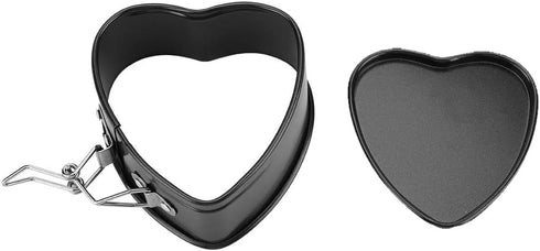 Fdit Carbon Steel Springform Pan Cake with Non-Stick Coating Leakproof Heart Shaped Cheesecake Quiches Bakeware...