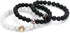 COLORFUL BLING Baseball Power Bracelet Silver Plated Fashion Baseball Sports Charm Beads Fit Pandora Black and Grey All in Faith Jewelry for Men W...