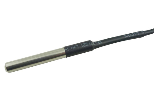 DS18B20 Waterproof Stainless Steel Temperature Sensor Digital Temperature Probe Sensor Cable Temperature Range (-55?~ +125?) 6 * 50mm 10 Meter / 3...