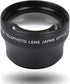 2X Telephoto Lens, Magnification HD Converter Lens for 37mm Mount Camera, Doubles Camera Zoom Default...