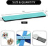 8Pcs Sea Blue Cork Board Bar Strips with 50 Pushpins & 10 Wooden Clip Pushpins, Self-Adhesive Bulletin Board Strips for Wall, Felt Pin Board for S...