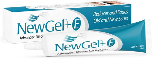 Advanced High-Potency Silicone Scar Gel with Vitamin E for Old, New Scars, Surgery, Keloids, Burns, and Facial Blemish Scars, NewGel Plus by MyNew...