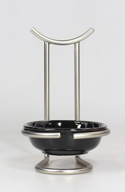 Spectrum Diversified Euro Spoon Rest with Ceramic Dish, Satin Nickel...