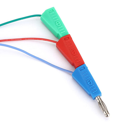 Sumnacon Banana Plug Breadboard Wires 10Pcs Stackable Banana Plug to Jumper Wires Flexible Breadboard Female Jumper Cables Silicone Breadboard Jum...