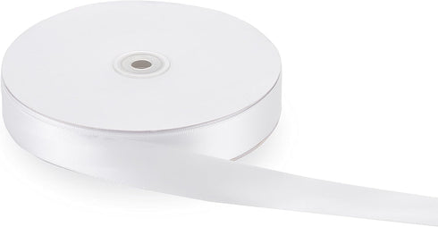 7/8 inch Double Faced White Satin Ribbon 25 Yards for Gift Wrapping,Wedding Decoration, Bows Making, Sewing, DIY Crafts...