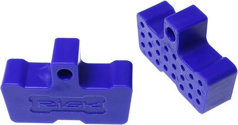 2pcs Hydraulic Disc Brake Bleed Blocks Compatible with Shimano, AVID SRAM and More for 4-Piston Caliper, Blue...