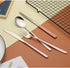 Portable Travel Utensils Set with Case, Pink Reusable Silverware Set, TWUTGAYW 18/8 Stainless Steel Knife Forks Spoons Chopsticks Reusable Travel ...