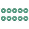 uxcell Fluorine Rubber O-Rings, 5.5mm OD 1.7mm ID 1.9mm Width FKM Seal Gasket for Machinery Plumbing, Green, Pack of 10...