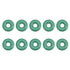 uxcell Fluorine Rubber O-Rings, 5.5mm OD 1.7mm ID 1.9mm Width FKM Seal Gasket for Machinery Plumbing, Green, Pack of 10...