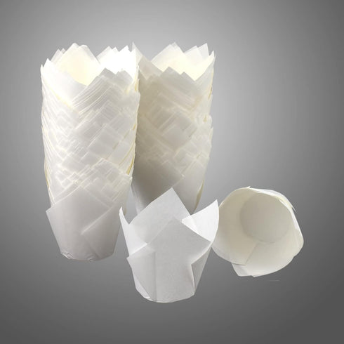 200pcs Tulip Cupcake Liners, Standard Greaseproof Paper Baking Cups Muffin Liners Holders Perfect for Bridal Showers, Baby Showers, Birthday Parti...