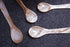 DUEBEL Set of 6 Pink Mother of Pearl 4.5 inch / 11cm MOP Caviar Spoons W Round Handle for Caviar Serving or Egg Serving...