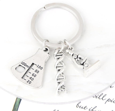 Chemistry Teachers Students Gifts Keychain for Graduation Birthday Gifts for Teacher Student Science Keychains Key Ring Gift for Chemistry Lovers ...