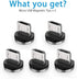 Terasako Magnetic Connector Tips Head for Micro USB Android Devices (5 Pack)...