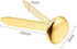 300 Pieces 3/4 Inch Paper Fasteners Small Round Metal Brads with Hole Punch for Scrapbooking Crafts Making DIY (Gold)...