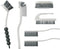 6 PCS Cleaning Brush, Scrub Brush Set for Kitchen and Bathroom Household Use with Various Brushes for Cleaning Dishes, Tiles, Corners and Floors...