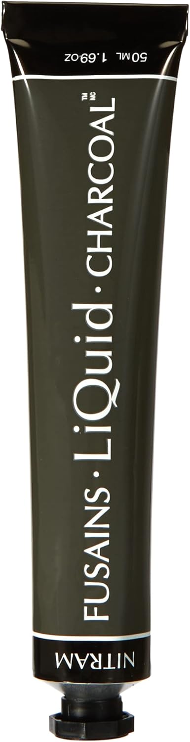 Nitram Fusains Liquid Charcoal, 50 ml Tube (7300337)...
