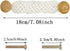 2 Pack Bohemian Style Rope Knobs Door Handle Rope Knot Cabinet Drawer Cupboard Furniture Door Wooden Pulls Handles Drawer Pulls for Kitchen Cabine...
