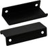 LC LICTOP 80mm/3.15" Black Modern Style Finger Edge Tab Pull Handle Door Knobs Drawer Pulls Aluminum Matte (2Pcs)...