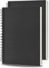 BoAn Spiral Notebooks Journal 8.5” x 11”, 2 Pack A4 Large Note Book for Women & Men, The Notebook for Work Note Taking Journals Sketch Book 76 Pag...