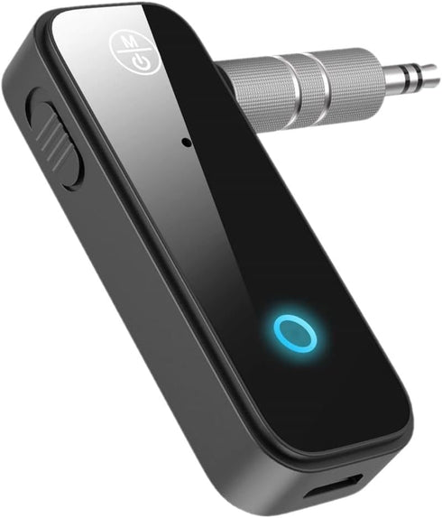 ORIA Bluetooth 5.0 Receiver for Car, Upgraded Aux Bluetooth Adapter, 2 in 1 Bluetooth Transmitter Receiver with Noise Cancelling 3.5mm, Hand Free ...