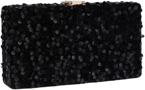 Small Sequins Clutch Purse Top Handle Evening Handbag Mini Square Shoulder Crossbody Bag...