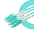 Fiber SFP Cable LC to LC OM3 10Gb/Gigabit-850nm Multi-Mode Dual Core Jumper Duplex Fiber Optic Cable Module Soft for Transceiver,Test Equipment,Co...
