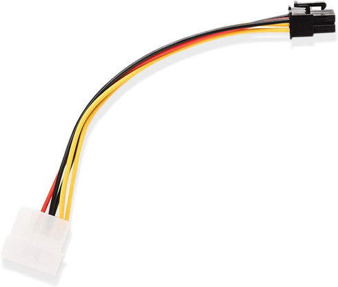 4-Pin Molex to 6-Pin PCI- Express PCIE Adapter Power Cables, 4-Pin Male to 6-Pin PCI- Express PCIE Female Graphics Card Power Adapter Cable (1Pack...