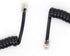 Telephone Handset Cord Detangler Cable Pure-Copper Coiled 2.64 to 22 Feet Uncoiled Landline Phone Spiral Curly Cable Extension Modular Wire Lead C...