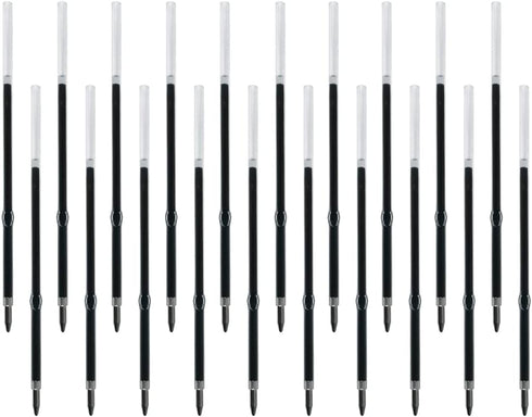 Ballpoint Pen with Stylus Tip, Soft Touch Click Pen, 2 in 1 Metal Pens, Medium Point(Black refills - 20 pcs)…......