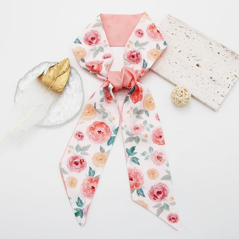 4 Pack Purse Scarf for Bags Silk Head Scarf for Hair Handbag Women Scarfs Band Hair Neck Scarves Fashion Gifts,108-1...