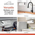 Spectrum Paper Towel Holder for Under Cabinet - Hanging Wall Mount Paper Towel Holder for Kitchen - Easy-to-Use Fits Standard & Jumbo Rolls - Mini...