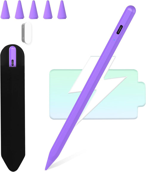 iPad Pencil, Stylus Pen for iPad 9th 10th Generation with Palm Rejection, Fast Charging iPad Stylus for iPad 10/9/8/7/6th Gen, iPad Air 5/4/3, iPa...