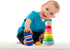 Stacking Rings Toy Wooden Rainbow Stacker Toddler Learning Toys for 18 Months 2 Year Old Baby Boys Girls Non-toxic...